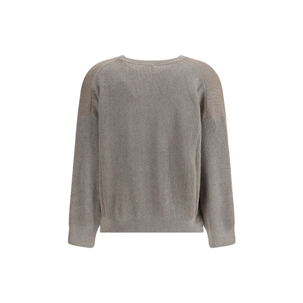 Beige Cotton Sweatshirt