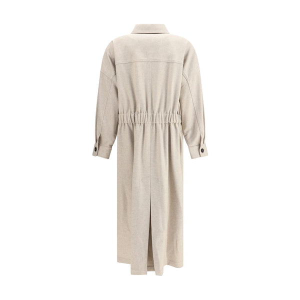 Beige Wool Coat