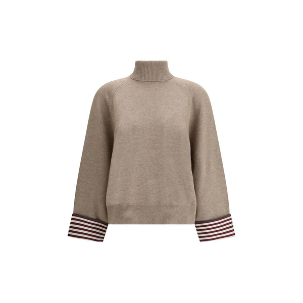 Beige Cashmere Cashmere Sweater
