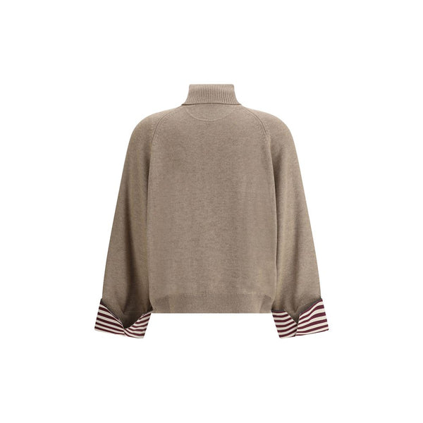 Beige Cashmere Cashmere Sweater