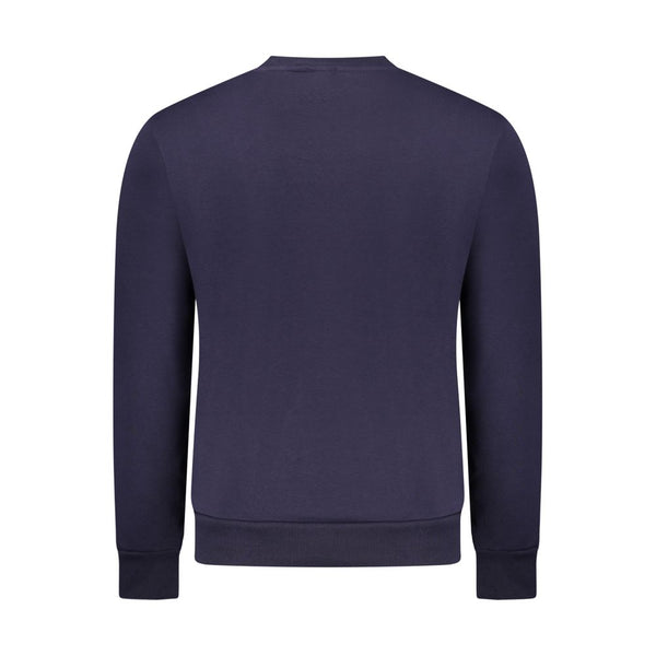 Blue Cotton Men Sweater