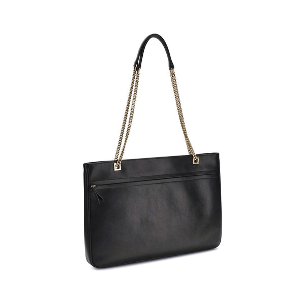 Black Calf Leather Bos Taurus Shoulder Bag
