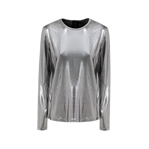 Gray Viscose Long Sleeve