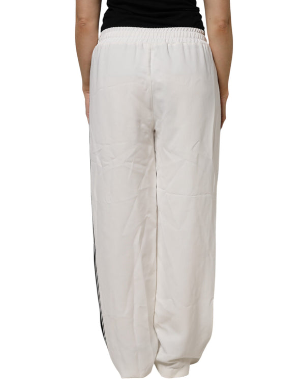 White Jogger Sweatpants Pants