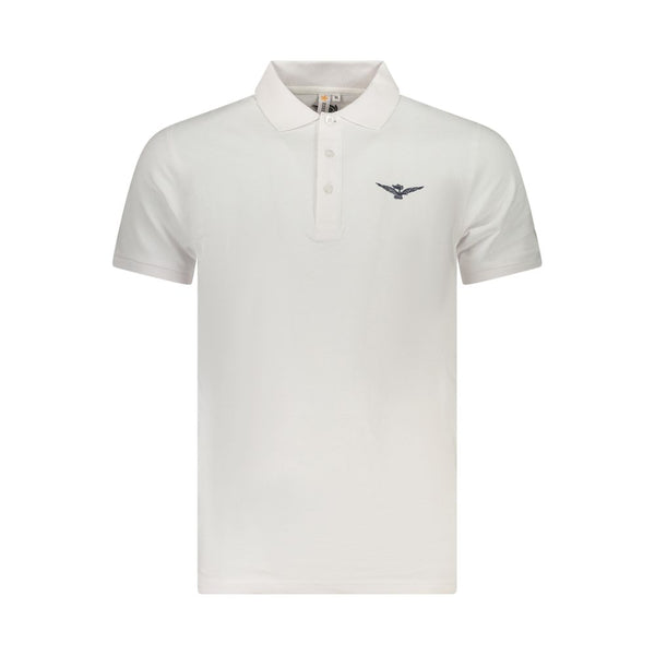 White Cotton Men's Polo Shirt