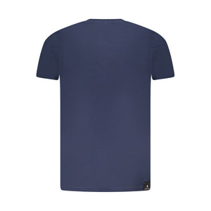 Blue Cotton Men's T-Shirt