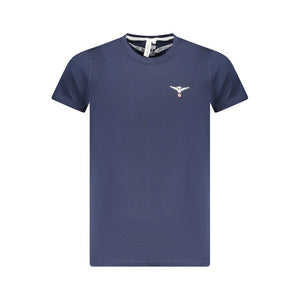 Blu Cotton Men T-Shirt