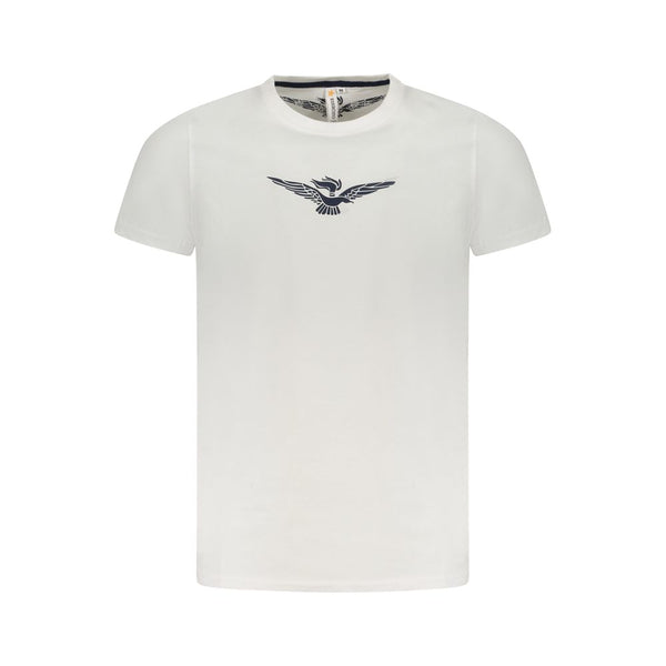 White Cotton Men's T-Shirt