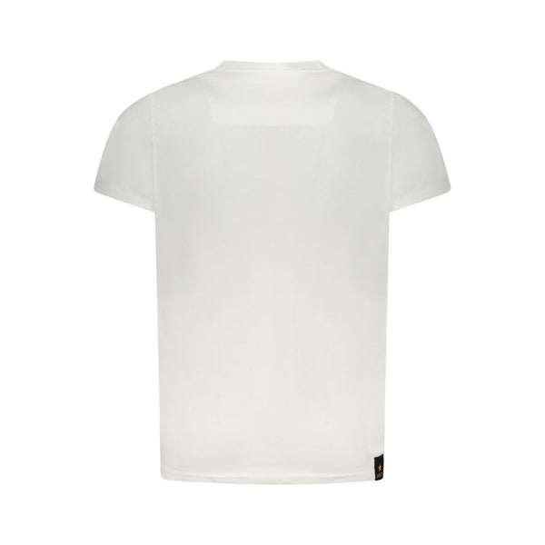 White Cotton Men's T-Shirt