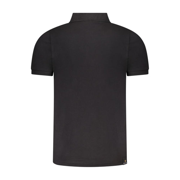 Black Cotton Men's Polo Shirt
