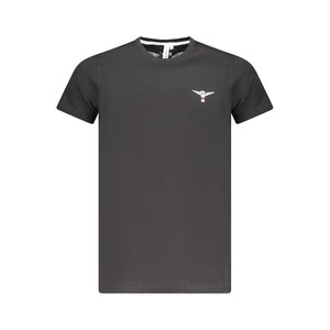 Black Cotton Men's T-Shirt