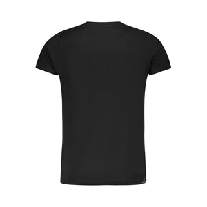 Black Cotton Men's T-Shirt
