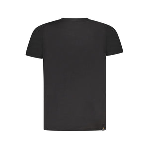 Black Cotton Men's T-Shirt