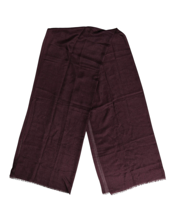 Maroon Cashmere Neck Warmer Wrap Shawl Scarf
