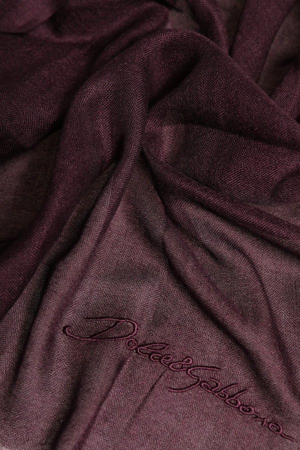 Maroon Cashmere Neck Warmer Wrap Shawl Scarf