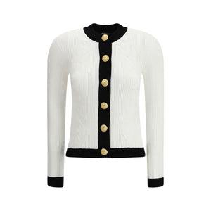 White Viscose Cardigan