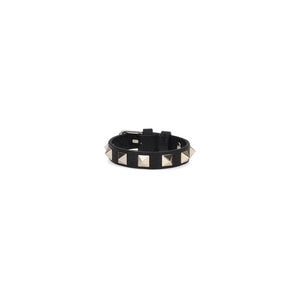 Black Calf Leather Bos Taurus Bracelet