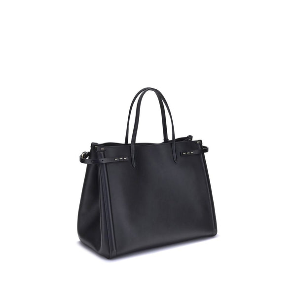 Black Calf Leather Bos Taurus Shoulder Bag