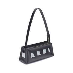 Black Calf Leather Bos Taurus Shoulder Bag