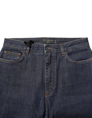 Blue Queen Patch AUDREY Mid Waist Denim Jeans
