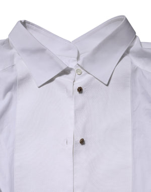 White Cotton Long Sleeves Formal Top Shirt