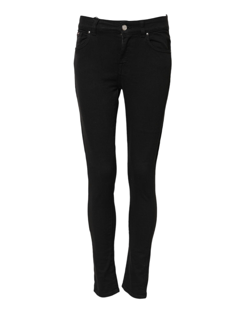 Black Cotton Stretch Slim Fit Denim Jeans