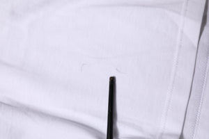 White Cotton Short Sleeves Cropped T-shirt