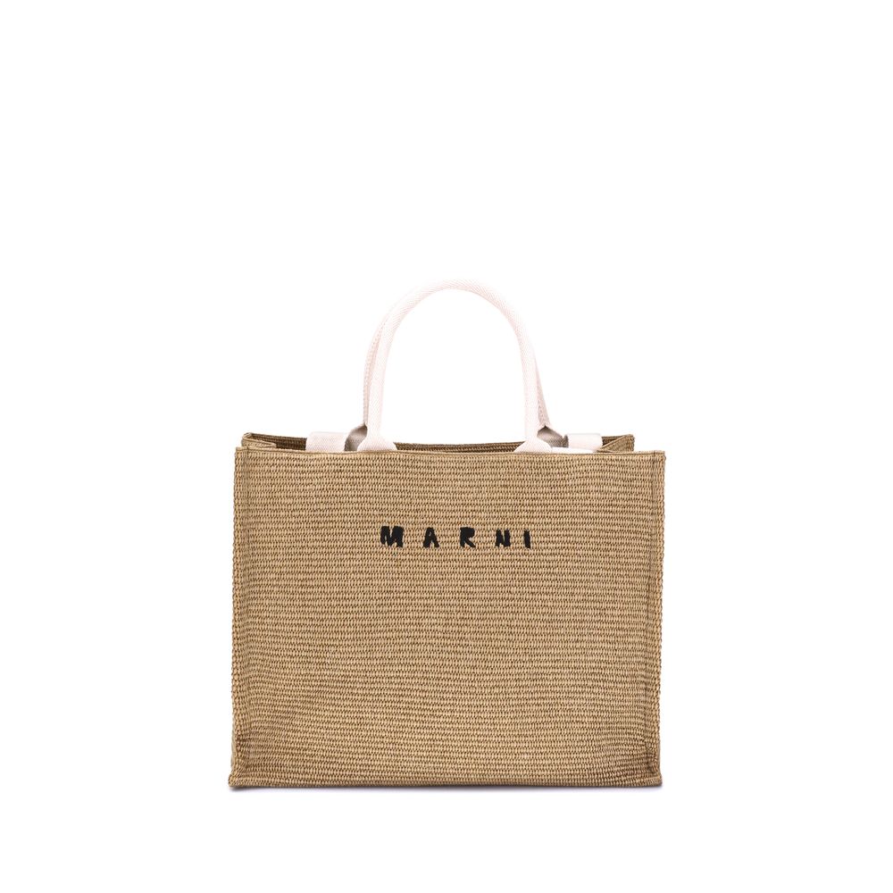 Beige Polyamide Shoulder Bag