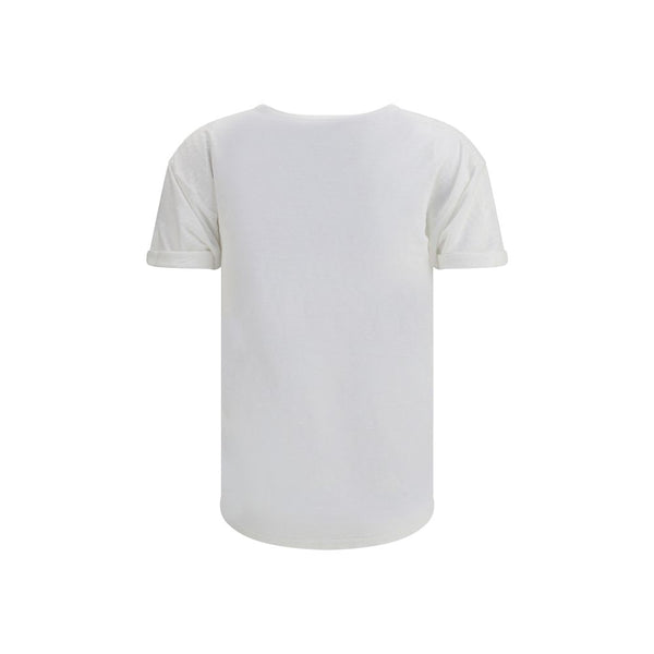 White Linen T-Shirt