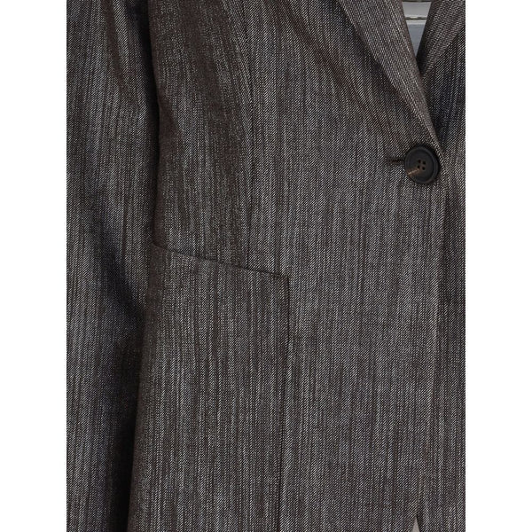 Yellow Polyester Blazer