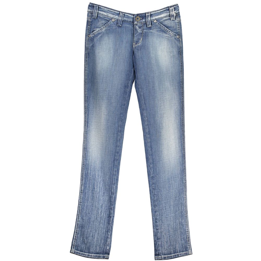 Azzurro Cotton Women Jeans