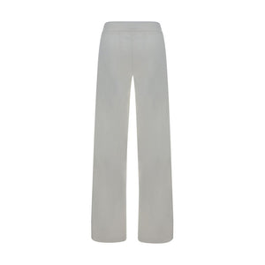 White Rayon Casual Pants
