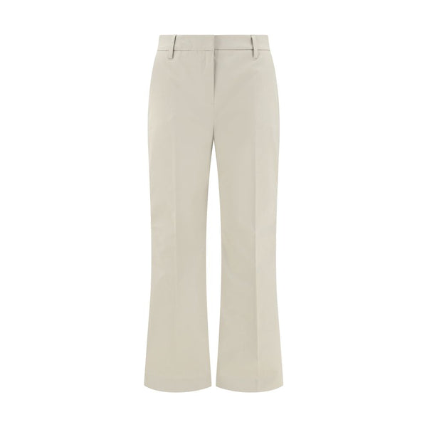 Sandy Beige Cotton Pants