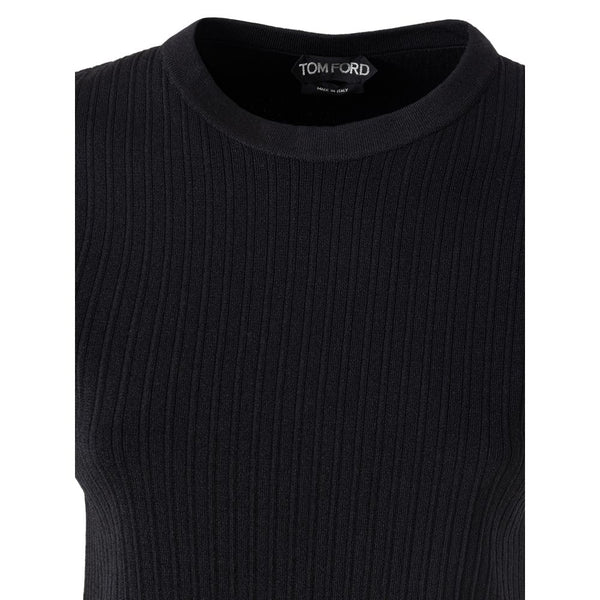 Black Silk T-Shirt