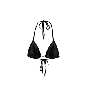 Black Viscose Bra