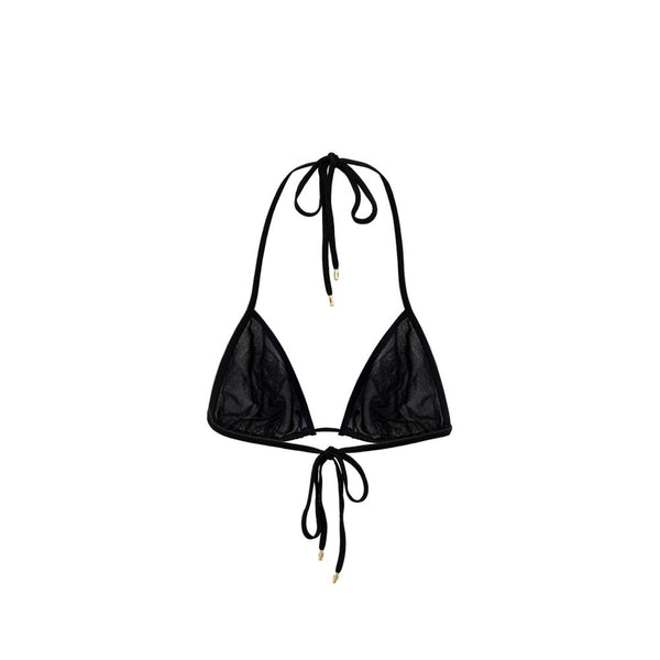 Black Viscose Bra