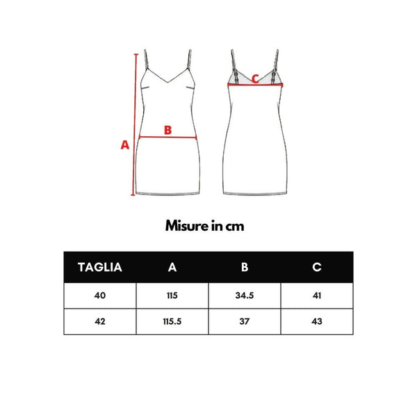 Bicolor Viscose Long Dress