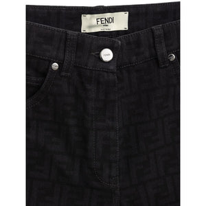 Black Cotton Slim Fit Jeans