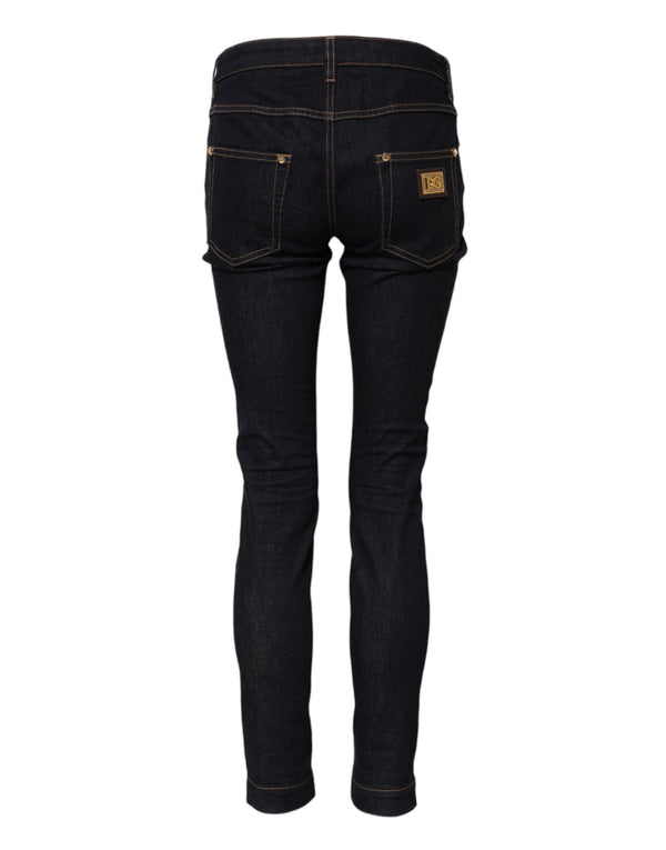 Blue Cotton PRETTY LowWaist Skinny Denim Jeans