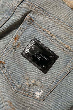 Light Blue High Waist Skinny Denim Jeans