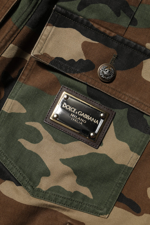 Multicolor Camouflage Cargo Pants