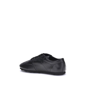 Black Calf Leather Bos Taurus Athletic Sneakers