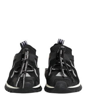 Black White Logo Sorrento Sneakers Shoes