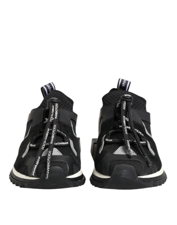 Black White Logo Sorrento Sneakers Shoes
