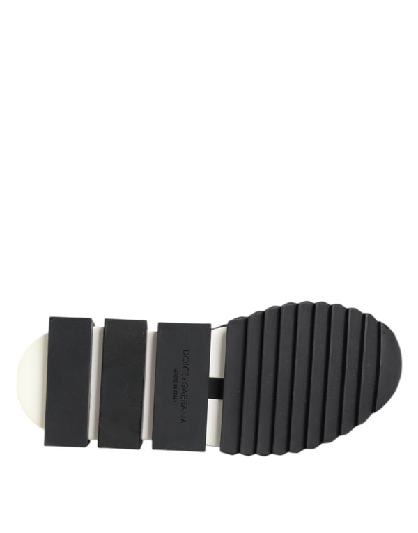 Black White Logo Sorrento Sneakers Shoes