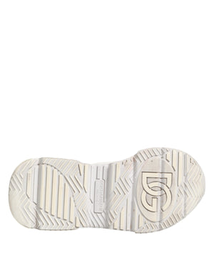 White DAYMASTER Calf Leather Sneakers Shoes