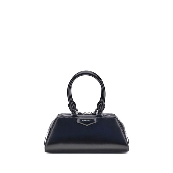 Black Calf Leather Bos Taurus Handbag