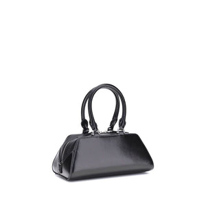 Black Calf Leather Bos Taurus Handbag