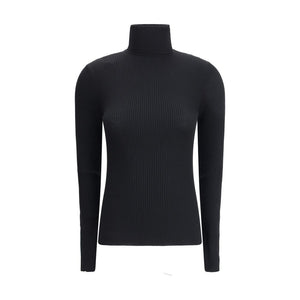 Black Fleece Wool Turtleneck