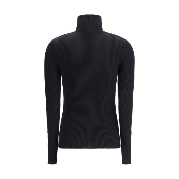 Black Fleece Wool Turtleneck